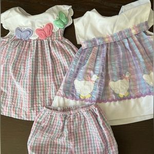 2 Samara Vintage Baby Girl Dresses